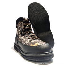 Bottes de pêche aux chaussures de pataugement d&#39;impression camouflage pour hommes